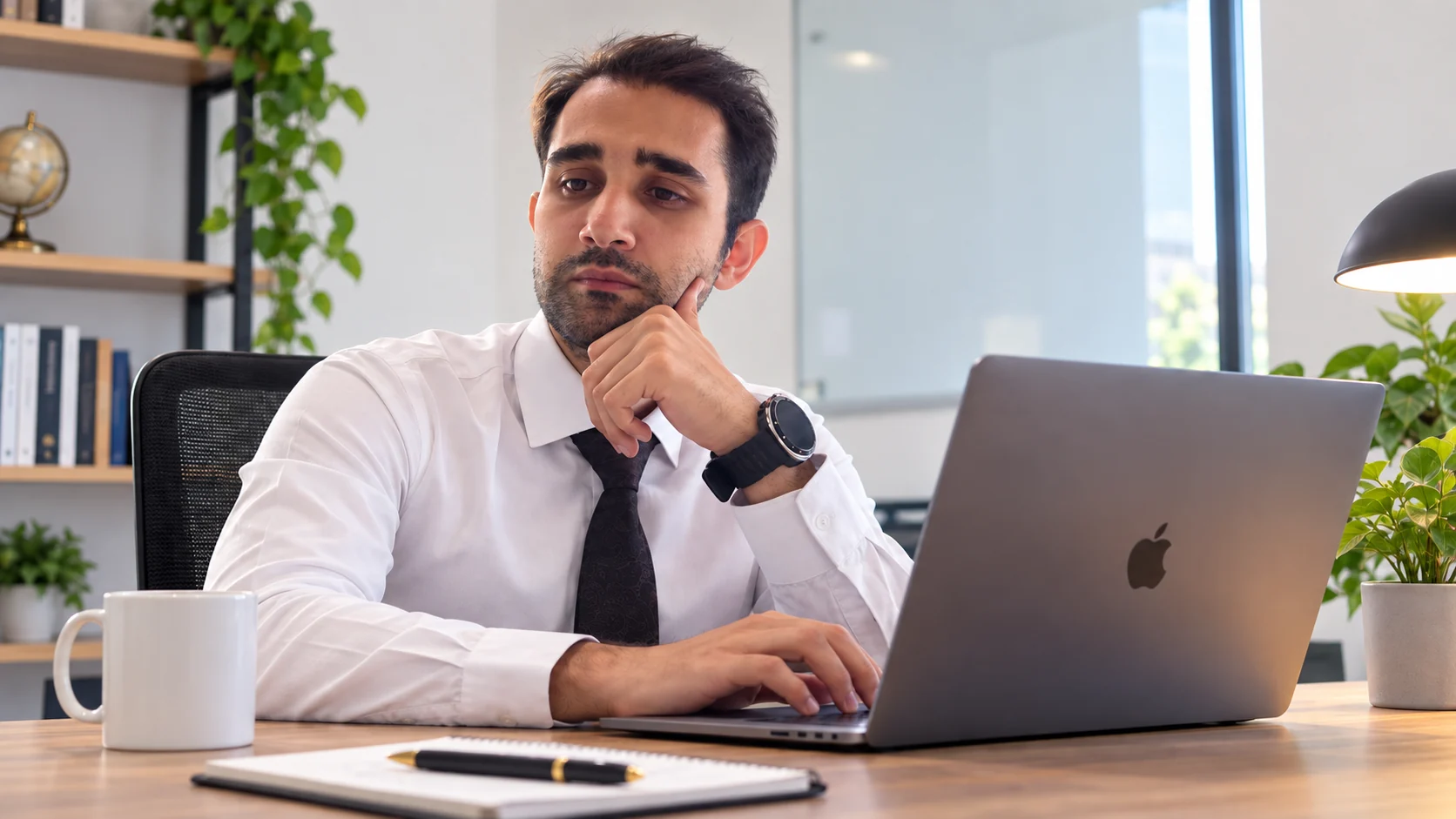 میثم قنبری در محیط کار پژوهشی